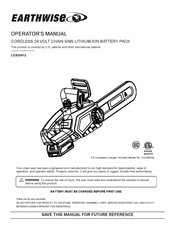 EarthWise LCS32412 Manual Del Operador