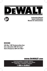 DeWalt DCS368 Manual De Instrucciones