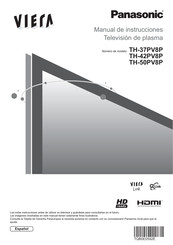 Panasonic VIERA TH-50PV8P Manual De Instrucciones