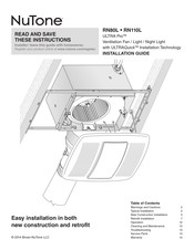 NuTone ULTRA Pro RN110L Guia De Instalacion
