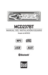 Dual MCD237BT Manual Del Instalación/Usuario