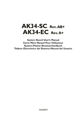 Dfi AK34-SC Manual Del Usuario