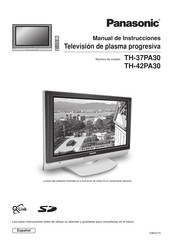 Panasonic TH-37PA30 Manual De Instrucciones