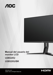 AOC U28G2XU/BK Manual Del Usuario