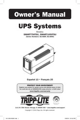 Tripp-Lite SMART750TSU Manual Del Propietário