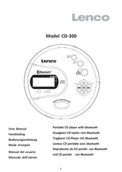 Lenco CD-300 Manual Del Usuario