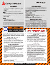 Chicago Pneumatic CP858 Manual De Instrucciones