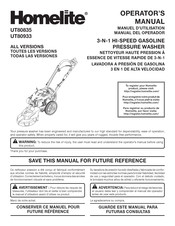 Homelite UT80835 Manual Del Operador