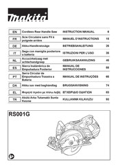 Makita RS001GM101 Manual De Instrucciones