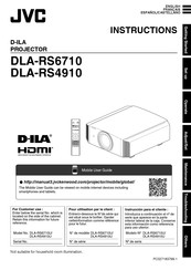 JVC DLA-RS4910 Manual De Instrucciones