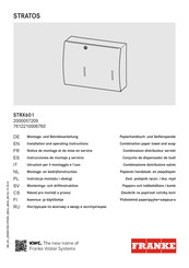 Franke 2000057209 Instrucciones De Montaje Y Servicio