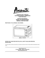 Avanti PO19C1B Manual De Instrucciones