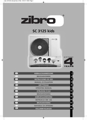 Zibro SC 3125 kids Instrucciones De Uso