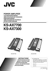 JVC KS-AX7700 Manual De Instrucciones