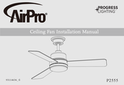 Progress Lighting AirPro P2555 Manual De Instalación