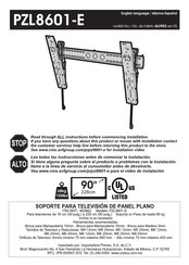 AVF PZL8601-E Manual