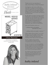 BUSH FURNITURE kathy ireland Home KI30102 Instrucciones De Montaje