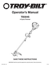 Troy-Bilt TB304S Manual Del Usuario