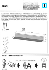 Forte TZB01 Instrucciones De Montaje