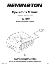 Remington RM4110 Manual Del Operador