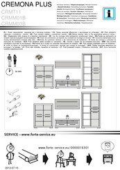 Forte CRMM01B Instrucciones De Montaje