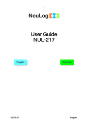 NeuLog NUL-217 Manual Del Usuario