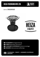 Mayer Barbecue HEIZA MFK-210 Instrucciones De Montaje