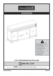 Twin-Star International Classic Flame 25MMS9783 Manual Del Usuario