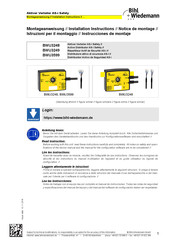 bihl+Wiedemann BWU3599 Instrucciones De Montaje