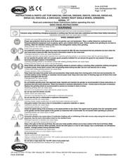 SIOUX SWG7S183 Instrucciones Y Lista De Piezas