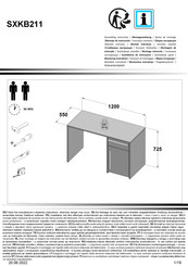 Forte SXKB211 Instrucciones De Montaje