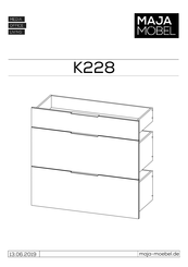 MEGA MOBEL K228 Instrucciones De Montaje