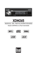 Dual XDM265 Manual Del Instalación/Usuario