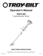 Troy-Bilt TB272 BC Manual Del Operador