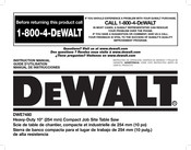 DeWalt DWE7480 Manual De Instrucciones