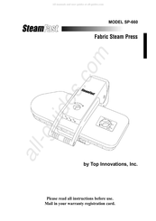 Steamfast SP-660 Manual De Instrucciones