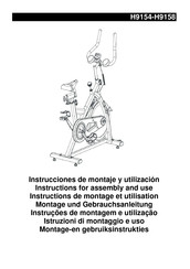 BH FITNESS H9158 Instrucciones De Montaje Y Utilización