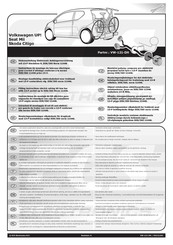 ECS Electronics VW-121-DH Instrucciones De Montaje