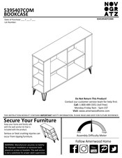 Ameriwood HOME NOVOGRAZ 5395407COM Libro De Instrucciones