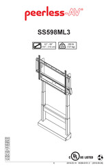 peerless-AV SS598ML3 Manual De Instrucciones