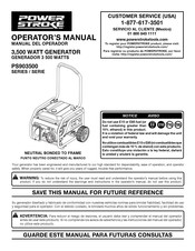 Power Stroke PS903500 Serie Manual Del Operador