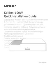 QNAP KoiBox-100W Guía De Instalación Rápida