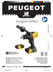 PEUGEOT EnergyDrill-18VPBL3 Manual