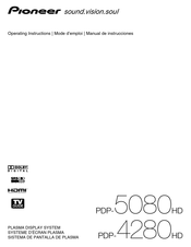 Pioneer PDP-4280HD Manual De Instrucciones