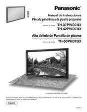 Panasonic TH-37PWD7UX Manual De Instrucciones