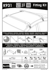 Yakima K931 Manual De Instrucciones