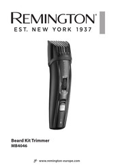 Remington Beard Kit Trimmer MB4046 Manual De Instrucciones
