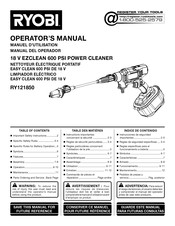 Ryobi RY121850 Manual Del Operador