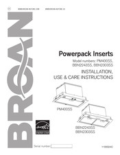 Broan BBN2243SS Instrucciones De Instalación, Uso Y Cuidado