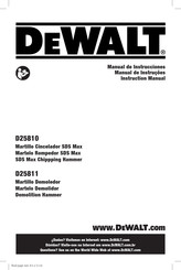 DeWalt D25810 Manual De Instrucciones